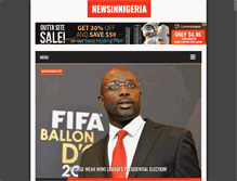 Tablet Screenshot of newsinnigeria.org